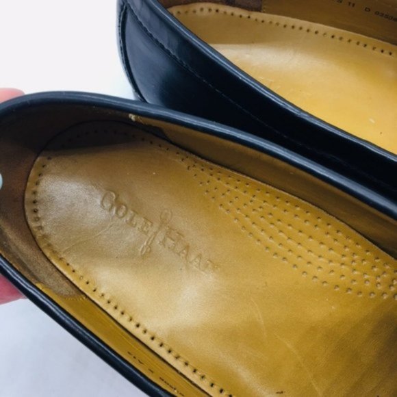 Men\'s Cole Haan Black Tassel Penny Loafers Sz. 11 main image 7